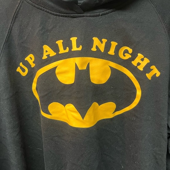 Batman Black Hoodie with Iconic Logo - Picture 2 of 4